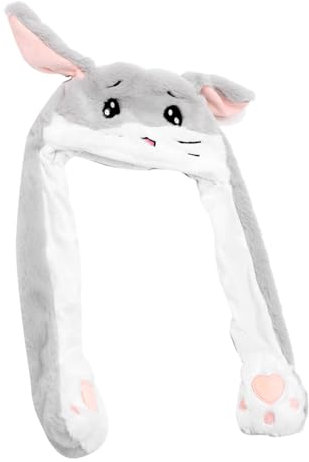 KONTONTY Hamster Ohr Mit Beweglichen Ohren Lustige Plüschmütze Für Partys Cosplay Und Rollenspiele Zufällige Farbe Für Altersgruppen