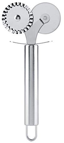Rotella per pasticceria in acciaio inossidabile, rotella per pizza, doppia taglierina per pasticceria, rotella per piegatura, utensili da cucina, gadget, strumento per la casa