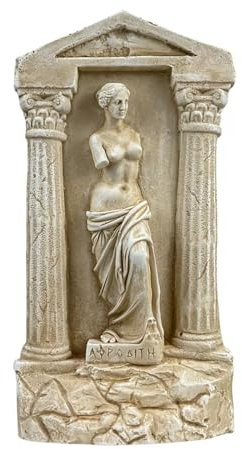 Aphrodite Venus de Milo Greek Roman Goddess Stone Relief Sculpture Wall Decor