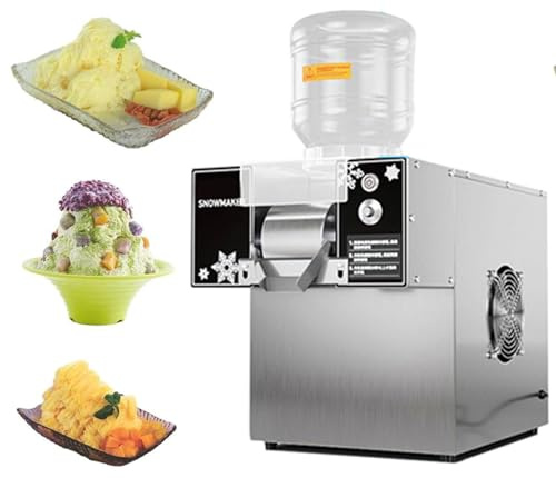 Automatic Ice Crusher and Shaved Ice Machine for Smoothies and Slush, Ideal for Parties and Food Trucks, 220V