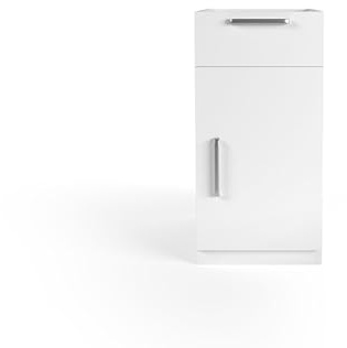 Wasophoogte® Meuble Cuisine - Meuble Bas Cuisine - Module N2-700(P)*450(L)*910(H) mm - Blanc - Design élégant, Gain de Place et Ergonomique – Facile à Installer
