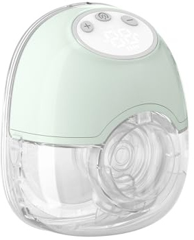 puruxe Breast Pump Wearable Electric Breast Pump Hands Free Design, 4 Modes 12 Settings, Portable Comfortable for Painless Pumping