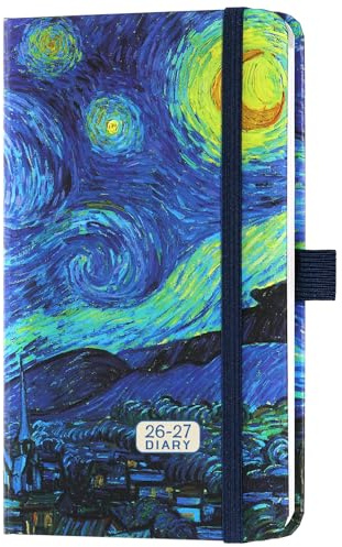 Taschenkalender 2026 2027 - Wochenplaner A6 Terminkalender Planer und Organizer für Schule und Büro, August 2026 bis Juli 2027 Pocket Slim Diary