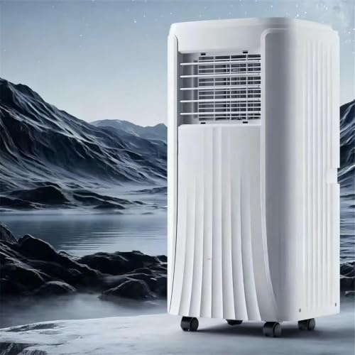 Aire Acondicionado Portátil 11000BTU Con Deshumidificador Y Ventilador,Unidad Ultrasilenciosa Con 2 Velocidades De Ventilación Y Temporizador De 24H,Para Habitaciones De Más De 300 Pies Cuadrados