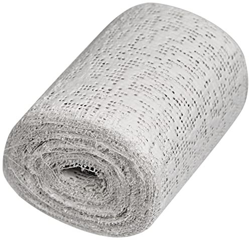 Glorex 6 9502 45-Benda di Gesso Keratex, Tessuto da Modellare Delicato sulla Pelle, per lavori di Artigianato e modellazione, per Maschere e Impronte di pancione, Various, White, 3 m x 8 cm