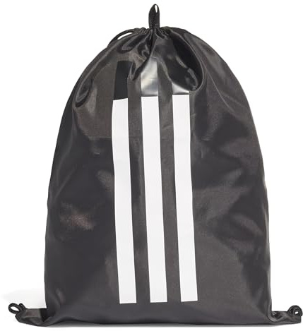 adidas Erwachsene Rucksackbeutel 3S Gymsack Schwarz/Schwarz/Weiss, Schwarz/Schwarz/Weiß, NS, FL3666