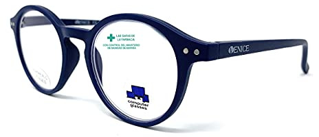 Blaulichtfilter lesebrille anti blaulicht. Computerbrille Lennon Professional Executive Für herren damen gamer brille venice (Blau, +2.00)