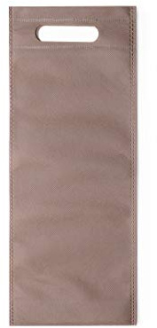 PUBLIMER - Packung mit 50 Taschen für Weinflaschen, Geschenktüten, Taschen für Kunden Geschäft, Taufe, Kommunion, Hochzeit, braun, Reisetaschen