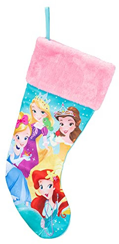 Kurt S. Adler KSA Disney Prinzessinnen Weihnachtsstrümpfe, 20,3 cm, Grün und Rosa, 4 Stück