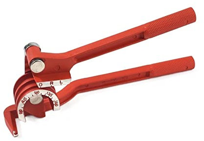fuLNes Rohrbieger, Dreischlitz-Design, manueller Rohrbieger, arbeitssparender, langlebiger, verschleißfester Rohrbieger, geeignet für 6 mm/8 mm/10 mm dünne Rohrbieger (Farbe: 180 Agree, Größe: 1)