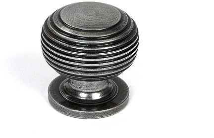 From the Anvil Beehive Cabinet Knob 30mm - Pewter