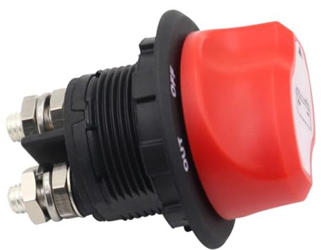 YARNOW Batterietrennschalter Wasserdichtes Batterie Isolator Auto Stromschalter Für Wohnmobil Lkw Atv Boot Mit Korrosionsschutz Langlebig Und Sicher