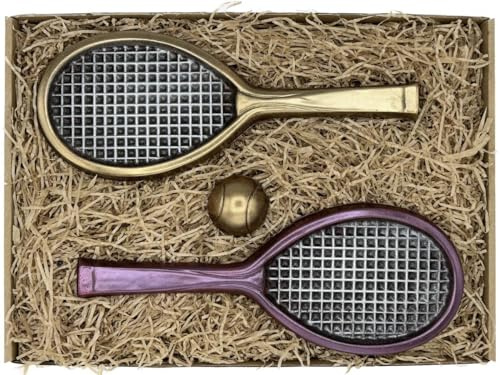 Tennis Geschenk für Tennisspieler & Fans – Schokoladen Geschenkset für Sportler – Lustige Geschenkidee für Männer & Frauen zum Geburtstag & Turniersieg – Tennis Schokolade Geschenkbox