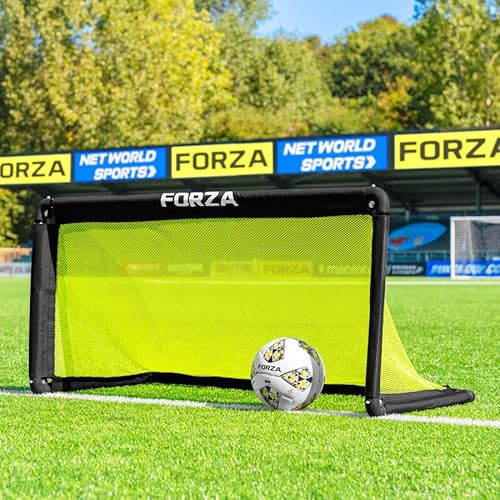 FORZA POD Goal Lite | Lätt ALU40 bärbart fotbollsmål – bärbar och monteras på sekunder – perfekt för träning, matcher och trädgårdslek – 1,2 m, 1,5 m och 1,8 m storlekar (inga extra vikter, 1,2 m x