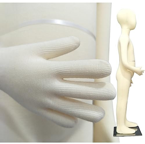 IYUESQ Schaufensterpuppe für Kinder im Alter von 1–14 Jahren, Ganzkörper-Schaufensterpuppe, ansteckbare Schneiderpuppe für Kinder, Unisex, mit weichen Armen und Beinen für Schaufenster/We
