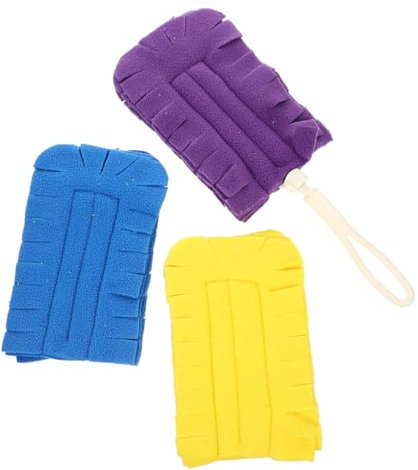 Vaguelly 1set Reusable Duster Brush Fleece Replacement for Hand Duster Easy to Install Multi- Cleaning Tool for Dusting Furniture Fans and More