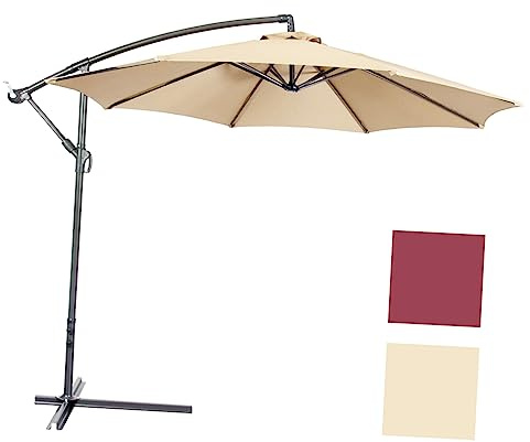 ROMISBABA Ombrellone da Spiaggia e Sostitutivo Leggero e Resistente per Ombrelloni Esterni Protezione UV per Attività All e Relax Cortile