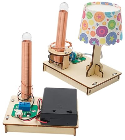 CIYODO Kit Educativo Elettronico Stem per Completo DIY Trasmissione di Energia Wireless Gioco Scientifico di Costruzione e Apprendimento Progetto Circuito Te per Scuola