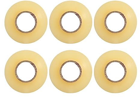 Juwacoo 6 Pack Durchsichtiges Hockey Band Mehrzweck Band Rolle Schienbein Schoner Socken Band Rolle Sport AusrüStung 2,4 cm X 28 M Hockey Sport Geschenke