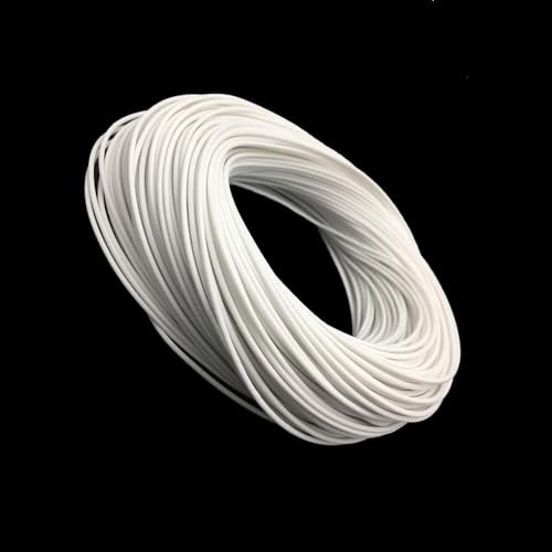 Cable calefactor de caucho de silicona de 1 m, 5 V-48 V - Cable de fibra de carbono mejorado for mantas eléctricas, suelos calefactores y más(0.6ohm)