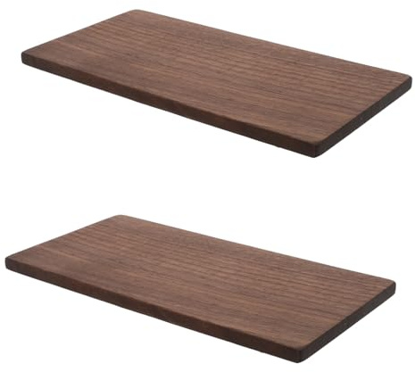 HOODANCOS 2 Pezzi Pannelli Legno Noce Robusti e Facili da Tagliare per Progetti Fai-da-te, per Back To School Party e Decorazioni D'interni