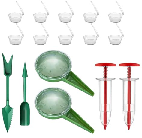 Garden Seeder | Portable Hand Seeder | Manual Seeding Set for Seedlings | For Flowers Trees Lawn Garden Outdoor Farm Gardener Women