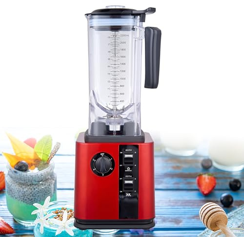 Fabricante De Batidos Y Licuadora, Mezclador De Alta Velocidad De 18000-30000 Rpm Con Jarra De Vidrio De 1.5l, 9 Velocidades Variables Y Pulso, Picadora De Hielo Para Batidos, Malteadas, Jugos #2