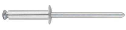 INDEX A PERFECT FIXING REFL4845 - Remache aluminio flor cabeza alomada aluminio/acero zincado 4,8 x 45,0