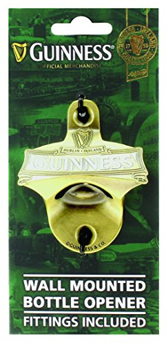 Guinness Wall Mounted Bottle Opener (Fittings Included) Ireland Collection