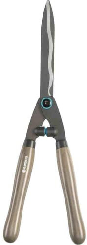 Gardena Heckenschere NatureCut + Classic Gartenschere: Robuste Schere zum Schneiden von Hecken und dickeren Ästen, 23 cm Messerlänge, antihaftbeschichtete Messer,mit Gartenschere (12300-30),Standard