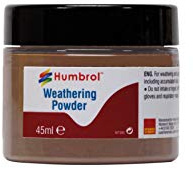 Humbrol AV0019 Weathering Powder Dark Rust - 45 ml, 45 ml (Pack of 1)