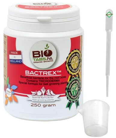 Weedness BioTabs Bactrex 50 g - Grow Dünger Anbau Indoor Outdoor Naturdünger Flüssig Bio Orchideen Bonsai Organische