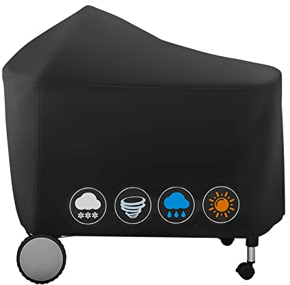 vchin Grillabdeckung für Weber 7152 Performer Deluxe 55,9 cm Holzkohlegrills, wasserdicht, lichtbeständig, Grillabdeckung (L x B x H) 122,9 x 64,9 x 100,8 cm