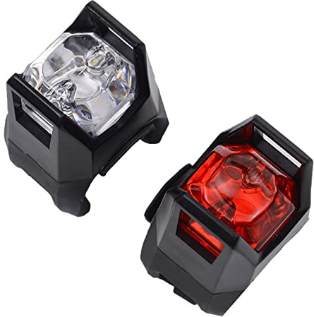 Bluetooth earphone Bike Tail Light, Anti-theft Bike Light Set IPX5 Waterproof Braking Sensing Taillights with Multiple Modes for Kids Adults Night Riding