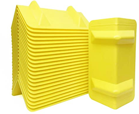SALUINOKI Flatbed Edge Protector Holder (24pcs, 10.6L x 4.3W) Tie Down Corner Strap Protector Heavy Duty Cargos Protector for Cargo Protection