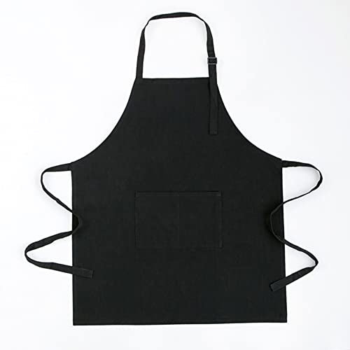 Arbeitsschürze Herren,Robuste Werkzeugschürze for Männer, Arbeitsschürze Mit Werkzeugtaschen for Küche, Garten, Keramik, Werkstatt, Garage Und Mehr (Color : Black, Size : XL)