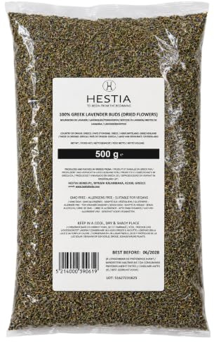 Hestia Herbs Boccioli di Lavanda Essiccati, 500g