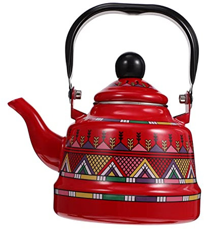 Emaille-Teekessel, Wasserrestaurant, Hotel, Gießkessel, Pfeife, kalt über heiß, kühl, Topf, Boiler, Küchengeschirr, Perkolator for rote Kaffeekessel, Karaffen, lose Vintage-Pfeife, Camping-Heizgriff (