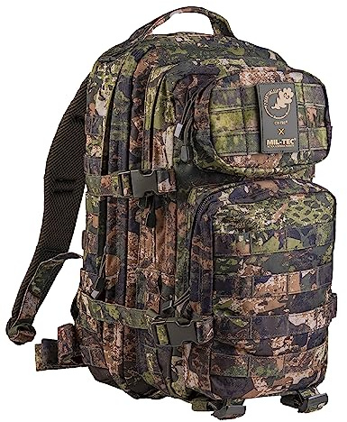 Mil-Tec Unisex Assault Pack Rugged Ergonomic Outdoor Camping Hiking Backpack with Padded Shoulder Straps MOLLE Loops