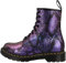 Dr. Martens 8 Eye Boot, Stivaletti Donna, Black/Blue Viper Croc Emboss, 36 EU
