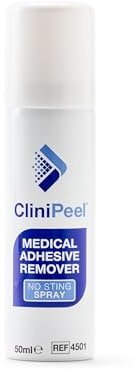 CliniPeel Medical Adhesive Remover Spray, Silicone Formula, No Fragrance | Quick-Drying, Alcohol-Free Formula. No Residue Left Behind. Ideal for Dressings, Hair and Tape Extension Removal.