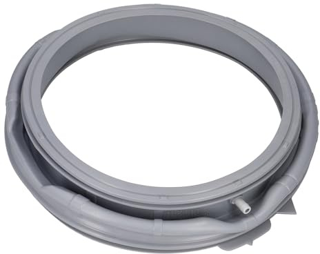 ensipart Türmanschette kompatibel mit SAMSUNG DC97-18852C grauer Faltenbalg für Waschmaschine
