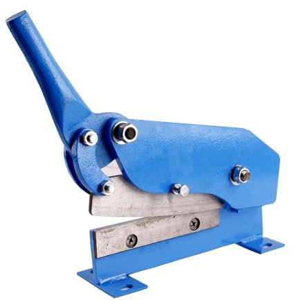 Hand Lever Shear 8 Inch 200mm Manual Metal Shear Cutter, Hand Shear Manual Shearing Machine Metal Plate Tool Plate Flat Metal Steel Sheet Cutting Shears Snips Precise