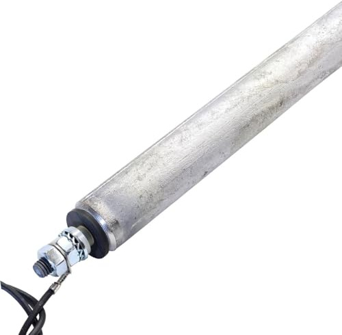 Magnesium Opferanode 33 x 700 mm M8 x 30 für einen isolierten Einbau inkl. Zubehör, Ersatzanode für Warmwasserspeicher & Boiler, Magnesiumanode, Schutzanode, Anodenstab