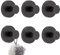 Ganchos de ventosa, 6 pcs colgador toalla baño,Ganchos Con Ventosa para VacíO, ganchos adhesivos para pared, Gancho Ventosa Fuerte Para baño, cocina, ventana, vidrio, pared lisa (negro)