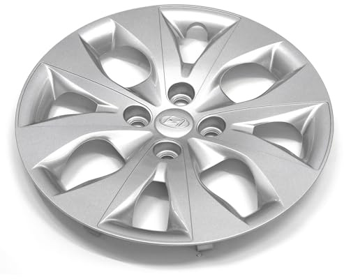 Hyundai 52960C8001CS Radkappe (1 Stück) Radzierblende 15 Zoll Stahlfelge 6.0Jx15 Radblende, Silber