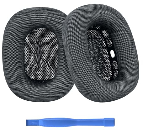 Cuscinetti Auricolari di Ricambio per AirPods Max Cuffie di MMOBIEL - Memory Foam e Mesh Fabric Cuscinetti Cuffie - Padiglioni – Mezzanotte