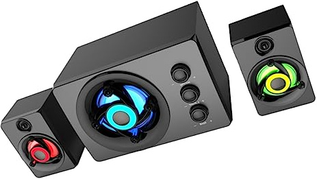 NUOBESTY Altoparlante Stereo in Legno Cassa Acustica Per Bassi Audio Per Tv e Home Theater Effetto Surround