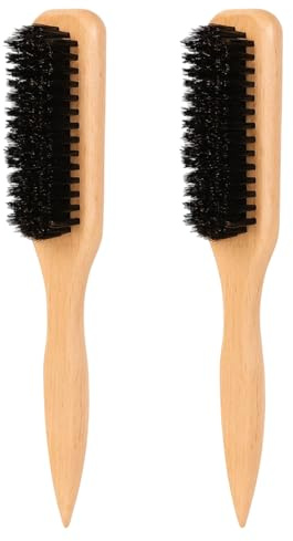 Slick Back Hair Brush for Smoothing Ponytail, Edge Control - Backcombing & Teasing Hairbrush with Wide for Sectioning & Parting,smoothing brush, Teasing Hair Brush for Men Women