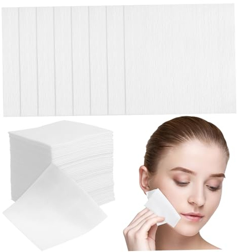 TOVINANNA 400 Stück Einweg Abschminkpads aus Weichem Vliesstoff 10X10cm Make Up Entferner Pads für Gesicht und Augen Atmungsaktive Gesichtsreinigungspads